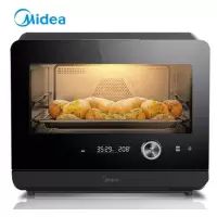 美的(Midea)PS20C1多功能电烤箱20升 专业烘焙 蒸烤一体机