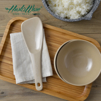 壳氏唯(HUSKS WARE) 稻壳饭勺铲勺系列厨房用具3件套无漆锅铲汤勺4件套装 饭勺单支装