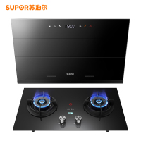 苏泊尔(SUPOR)J613S+DB2Z1A抽吸油烟机烟灶套餐套装侧吸式吸油烟机灶具套装自动清洗20立方