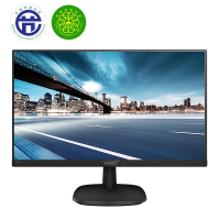 飞利浦(PHILIPS) 23.6吋窄边框FHD高清IPS屏 黑色 低蓝光护眼不闪屏电脑显示器