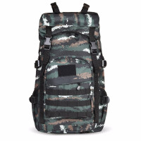 兵行者新品极地登山背囊 55L双肩户外背包 野营旅行背包 军迷战术背包 迷彩背包户外背囊 虎斑迷彩