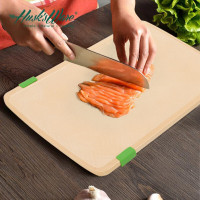 壳氏唯(HUSKS WARE)稻壳菜板厨房大砧板防霉切菜板辅 小号双面格纹两用稻壳菜板(适合切水果及婴儿辅食)