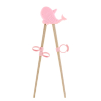 壳氏唯(HUSKS WARE)筷子餐具儿童学习筷练习筷辅助筷训练筷纠正筷宝宝学习吃饭餐具稻壳家用 蓝海豚学习筷