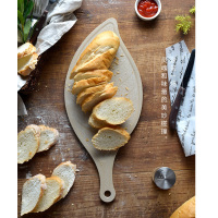 壳氏唯(HUSKS WARE) 壳氏唯防霉稻壳切菜板创意一叶子形烘焙面包托盘水果辅食案板 叶子砧板(高颜值烘焙砧板)