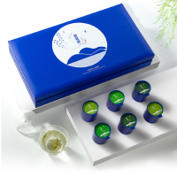 小茶匠 绿茶茶叶明前龙井安吉白茶茉莉花茶3大茗茶组合装18罐148g