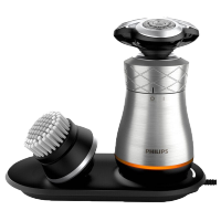 飞利浦(Philips) 电动剃须刀 S8870/62 干湿两用充电式三刀头全身水洗 无线充电旋转式刮胡刀 双层刀片