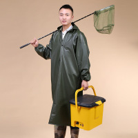 北海(BeiHai) 高弹风衣式劳保户外连体带帽雨披 徒步便捷成人雨衣 XL码 5件装