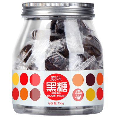 虎标原味黑糖150g 黑糖块红糖块古代方法手工甘蔗月子红糖
