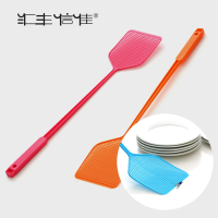 S-优简 汇丰信佳 塑料苍蝇拍家用用品加长蚊拍灭电蚊文拍手动/个