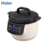 海尔(Haier) 电炖锅 HDD-KS402A 黑色 电砂锅陶瓷紫砂锅炖锅煲汤智能煲粥养生