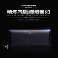 喜来登(XILAIDENG) SHERIDAN男士手包NL161013S 头层牛皮钱包多功能软皮商务男卡包手机包 单个价