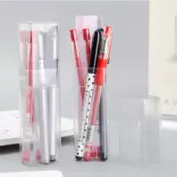 得力(deli) 0.5mm红色按动式中性笔笔芯 签字笔芯 水笔芯 20支/盒