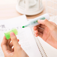 得力S625荧光笔学生 办公记号笔10支/盒6色荧光笔