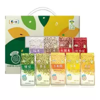 中粮金盈珍粹杂粮礼盒(绿豆、荞麦米、红小豆、小米、糯米、红糙米、玉米糁 、黄豆、薏米仁)