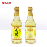 台湾进口万家香珍酿白醋600ml 2瓶装