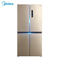 美的(Midea)BCD-452WTPM 十字对开门多门电冰箱452升双变频风冷无霜冷藏冷冻水润无霜保鲜静音铂金净味