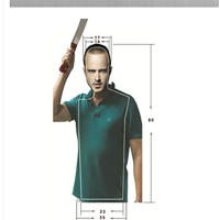 先锋连 打靶靶纸 半身头靶纸 20张