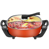 WQSC宜阁(Edei)1600w大火力鸯鸳电火锅5.5L大容量HT-K3C不粘设计