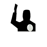 先锋连 打靶靶纸 胸部环靶纸 20张