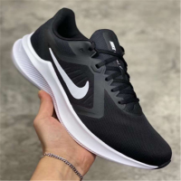 NIKE耐克跑步鞋男鞋子2020夏新款轻便网面透气运动鞋跑步鞋黑色