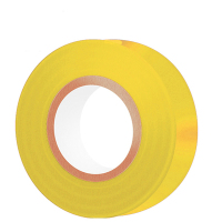 优质彩色识别PVC胶带胶布无铅防水耐高温阻燃抗老化19mm*10M 黄色一卷 20卷起订