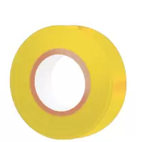 优质彩色识别PVC胶带胶布无铅防水耐高温阻燃抗老化19mm*10M 黄色一卷 20卷起订
