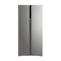 美的冰箱 BCD-452WKPZM(E) 泰坦银 风冷无霜 双变频节能 铂金净味双开门家用电冰箱