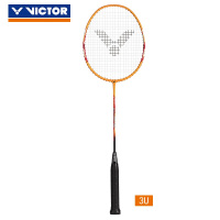 威克多 羽毛球拍单拍碳纤维速度类羽毛球拍 亮剑系列 BRS-1900 BRS-1900Q-3U(粉橘/白)已穿线