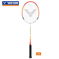 威克多 羽毛球拍单拍碳纤维速度类羽毛球拍 亮剑系列 BRS-1900 BRS-1900Q-4U(粉橘/白)已穿线