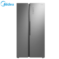 美的(Midea)BCD-630WKGPZV冰川银 微晶一周鲜 智能除菌 风冷无霜 家用大容量对开门电冰箱