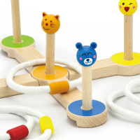 卫嘉(VIGA) 格林50174动物套圈儿童早教益智玩具