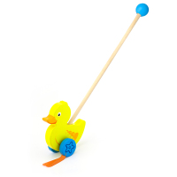 卫嘉(VIGA) 格林50961推杆动物-小鸭子儿童早教益智玩具