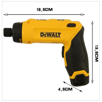 得伟(DEWEI)7.2V锂电充电式感应螺丝起子 2*1.0Ah电池套装DCF680G2-A9