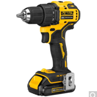 得伟(DEWEI)20V紧凑型锂电无刷充电式电钻起子 2*4Ah电池套装DCD708M2-A9