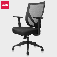 Zs-得力 (deli) 加厚弹簧坐垫办公椅 电脑椅人体工程靠背网布椅子87089