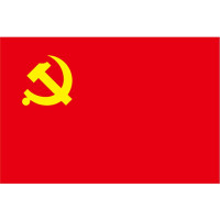 中国党旗国旗旗杆办公室壁挂大号党旗 1.92*1.28米 单只装