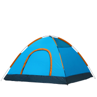 WQSC 狼行者 户外3-4人双层帐篷 防雨防紫外线露营野营帐篷 LXZ-1026颜色随机
