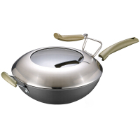 苏泊尔(SUPOR)炒锅 3代火红点无油烟不粘锅电磁炉燃气炒菜锅平底锅具 直径30CM PC30H7