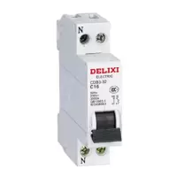 德力西 DELIXI ELECTRIC CDB3 1P+N C 20A 小型带中性线断路器CDB3 1P+N C 20A