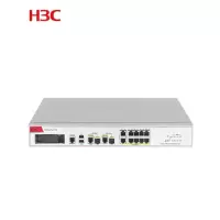 华三 H3C F100-S-G3 8口电+2口光全千兆企业级VPN防火墙 带机量500