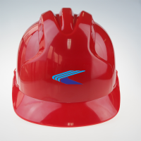头盔玻璃钢加厚安全帽 安全头盔 红色 1-002 单个装