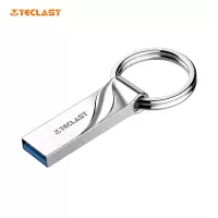 台电(Teclast)64GB USB3.1 U盘 NEX系列 银色 金属防水 便携圆环高速车载U盘