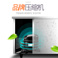 乐创 (lecon)商用保鲜冷藏工作台 操作台冰箱1.8*0.8工程款冷冻 LC-J-GST15(计价单位:台)