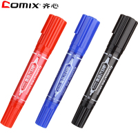 齐心(comix) MK803大双头记号笔 10支装