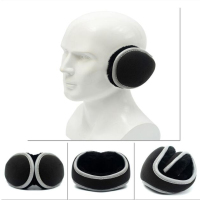 防寒耳罩加厚可折叠黑色