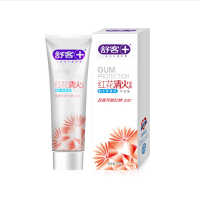 舒客红花清火牙膏120g(新老包装随机)6940477402003