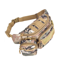 兵行者 户外变形金刚腰包 登山包 简约骑行运动跑步腰包 多色 黄色