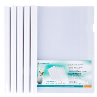 创易彩色三角杆抽杆夹(A4/白色/18mm/PP)CY333(5个/包)