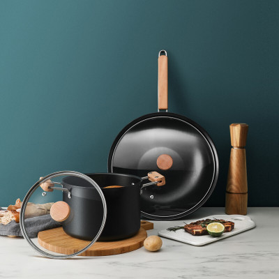 赫曼德(nolte)hmd-9721 锅具两件套 厨房烹饪锅具