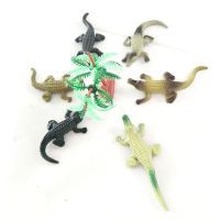 [健芬欣]TCXL沙盘模型材料爬行动物心理咨询室沙盘游戏玩具仿真鳄鱼模型